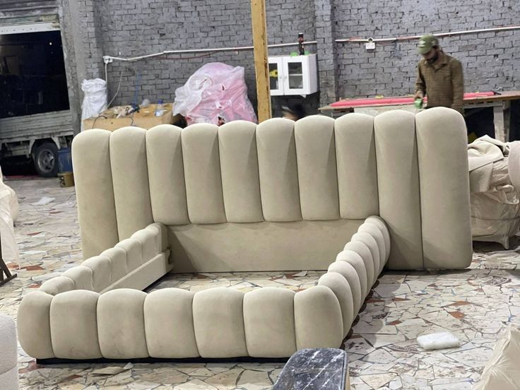 Serene Fluted Bed Frame