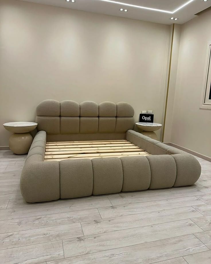 Serene Fluted Bed Frame 2 - Furniture Place Kenya