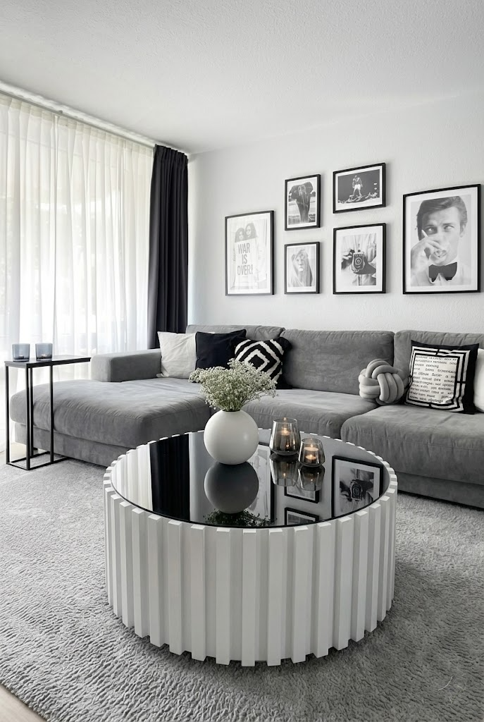 Meridian Fluted Coffee Table