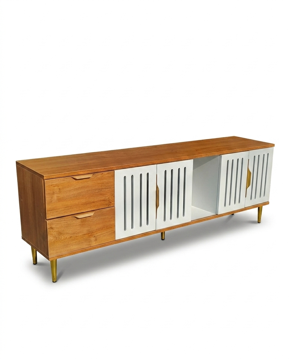 Aura Slat Tv Stand 1 - Furniture Place Kenya