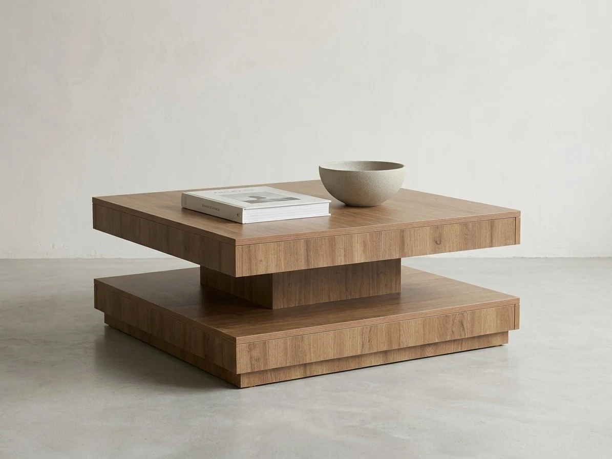 Tiered Royal Teak Coffee Table 1 - Furniture Place Kenya