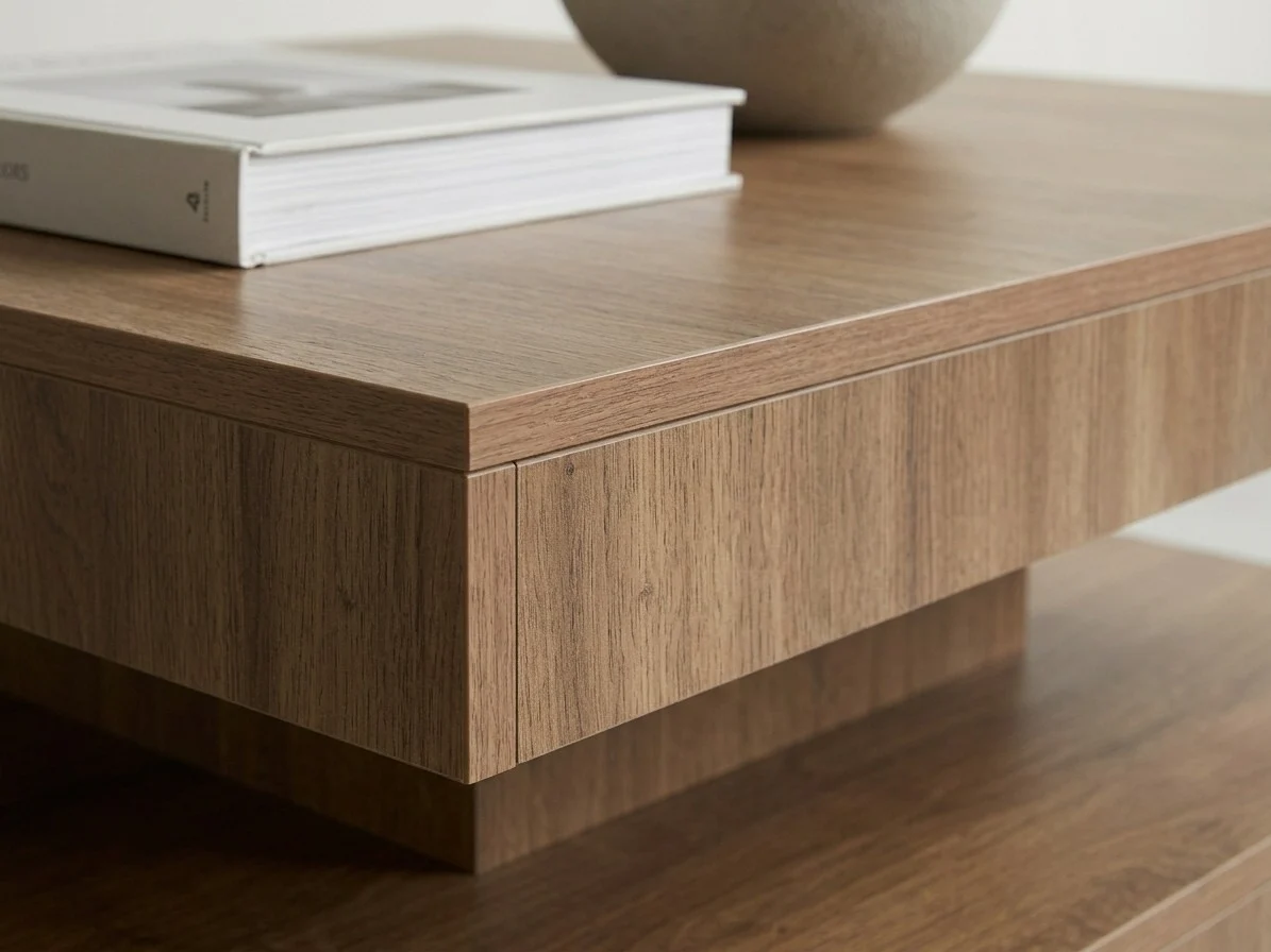Tiered Royal Teak Coffee Table 2 - Furniture Place Kenya