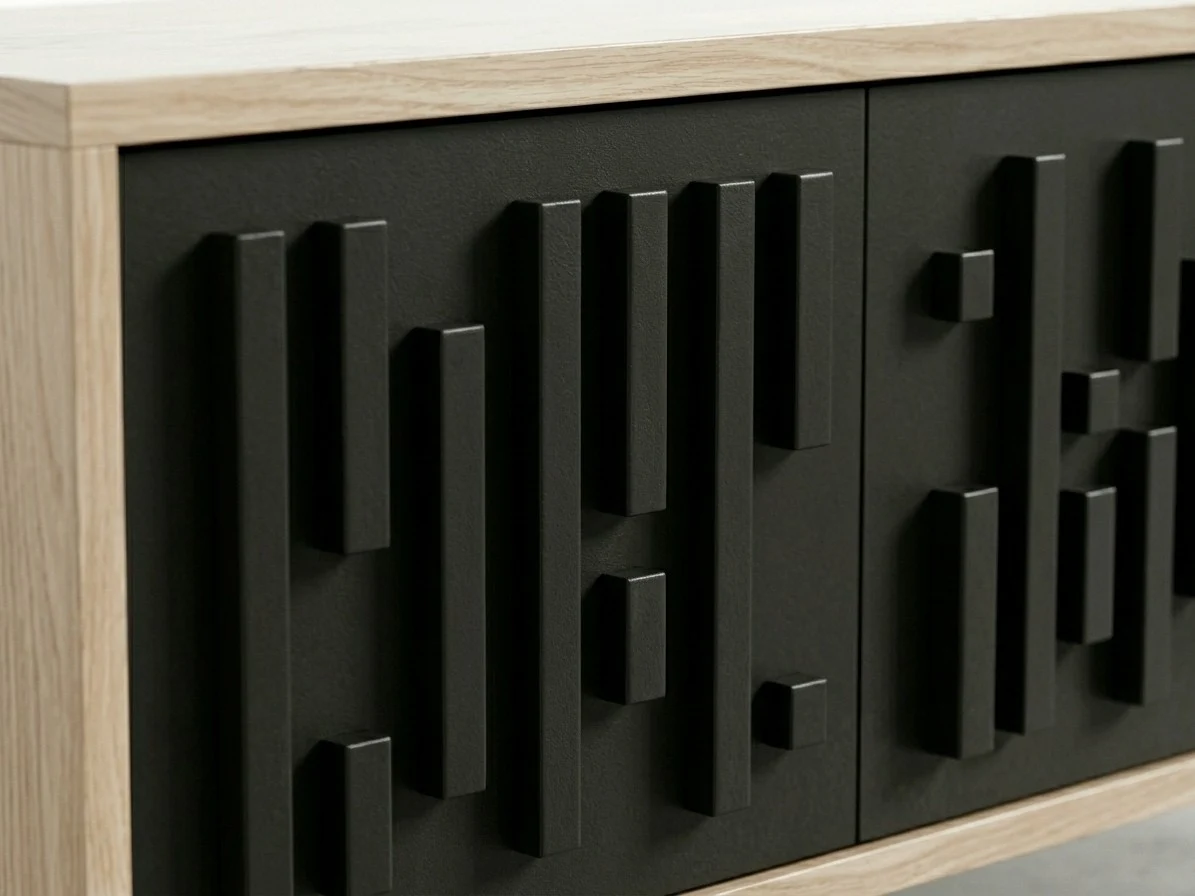 Ridge Groove Tv Stand & Coffee Table 4 - Furniture Place Kenya
