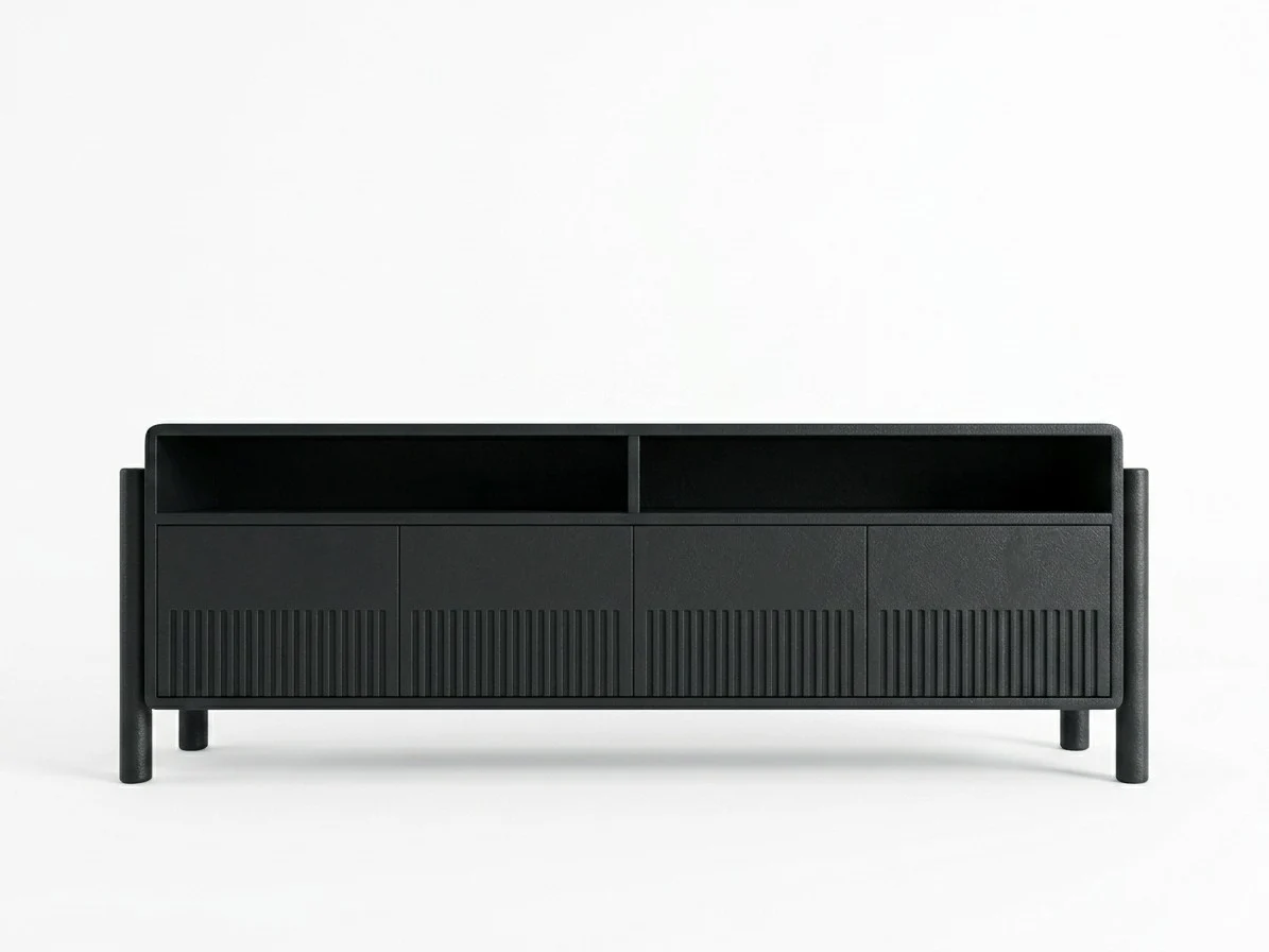 Long Foot Ridged TV Stand 4 - Furniture Place Kenya