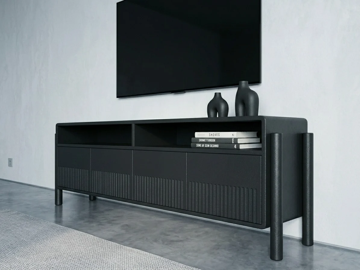 Long Foot Ridged TV Stand 1 - Furniture Place Kenya
