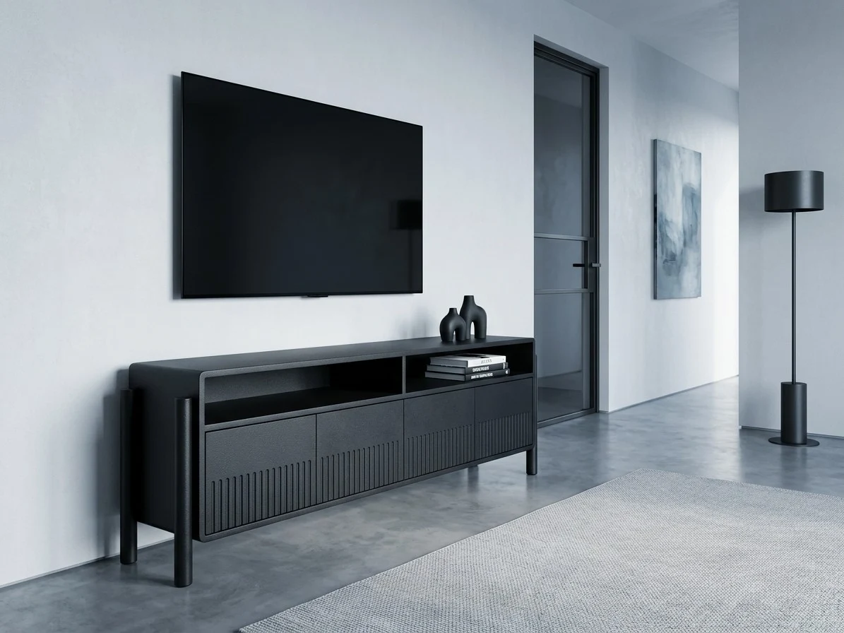 Long Foot Ridged TV Stand 3 - Furniture Place Kenya