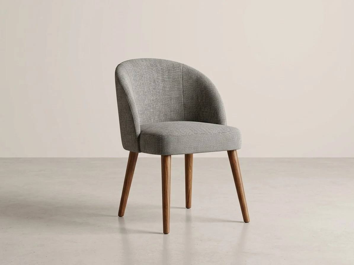 Curved Back Upholstered Dining Chair 1 - Furniture Place Kenya