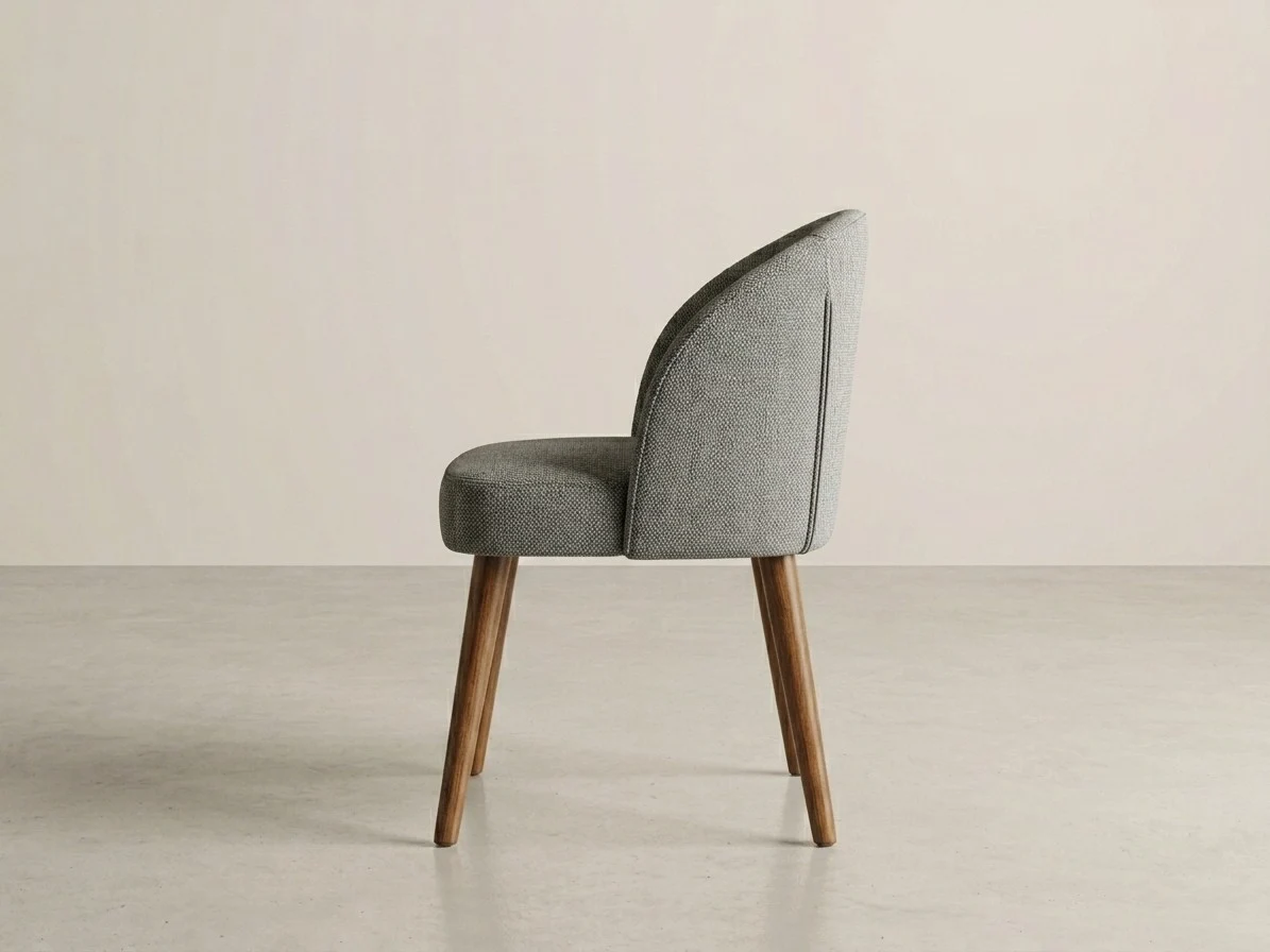 Curved Back Upholstered Dining Chair 3 - Furniture Place Kenya