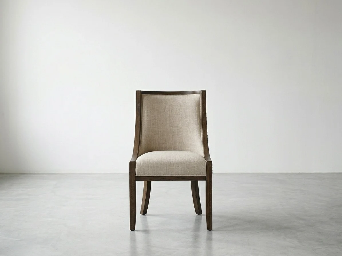 Curved High-Back Upholstered Dining Chair 2 - Furniture Place Kenya