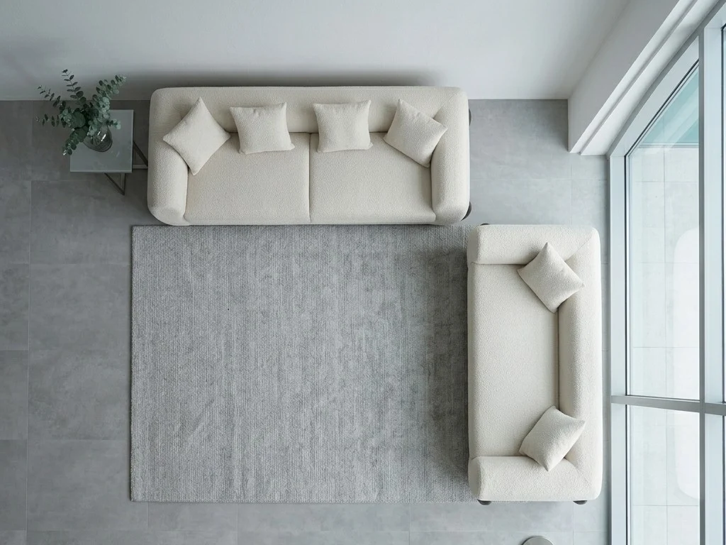 Cloud Curve Boucle Sofa Set 2 - Furniture Place Kenya