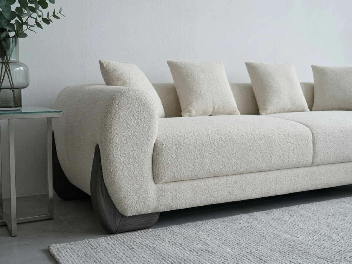 Cloud Curve Boucle Sofa Set 3 - Furniture Place Kenya